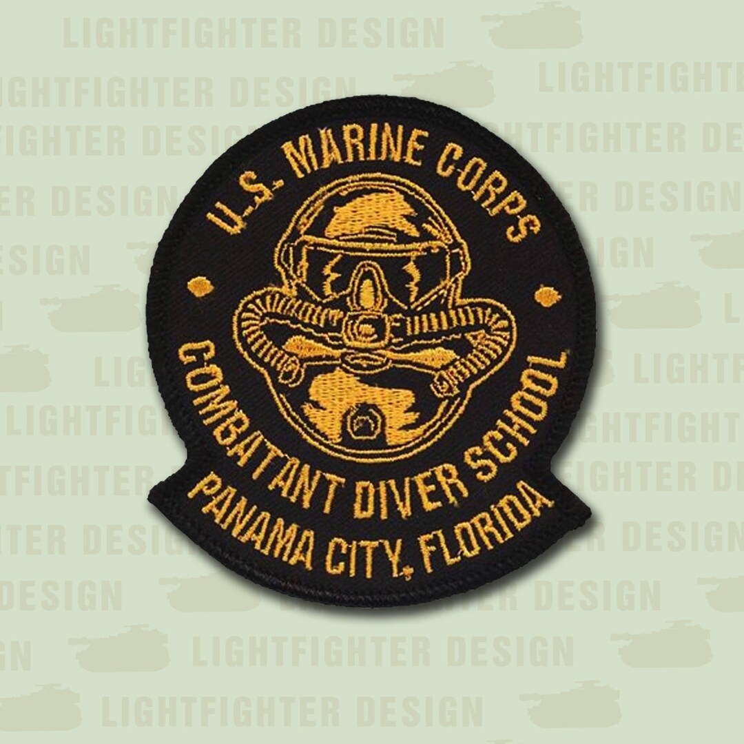 Combatant Diver School Patch - 3 3/8
