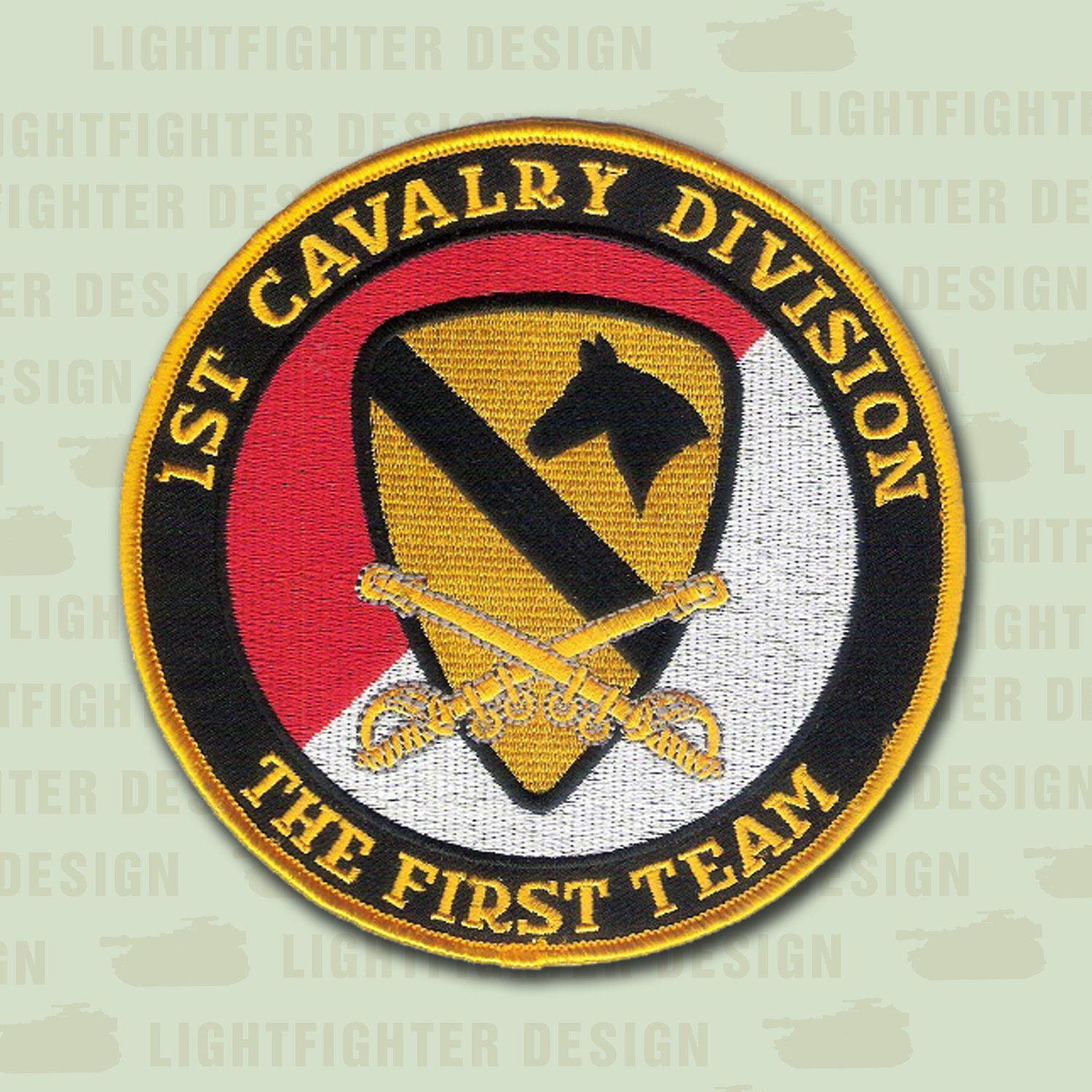 1st Cavalry Division 5 Embroidered Embroidered Patch