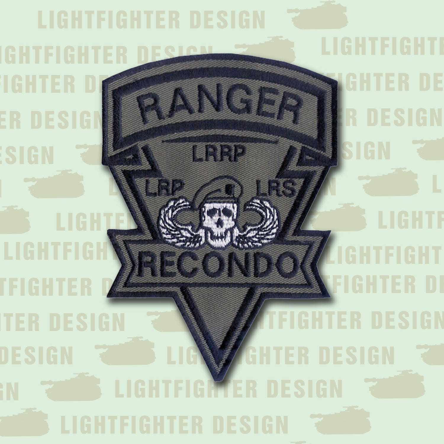 4 1 2 X 3 1 4 Wax Backed Us Army Ranger Recon Etsy