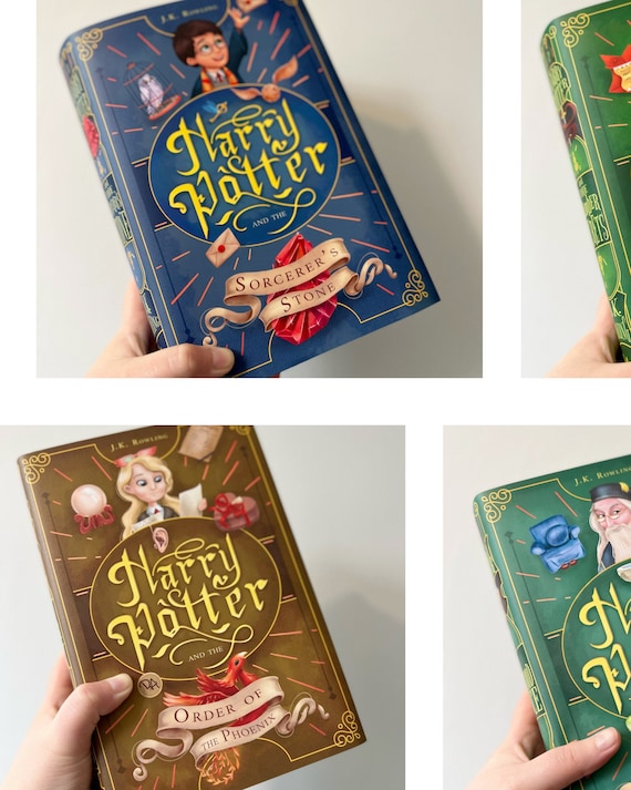 Harry Potter Dust Jackets Etsy