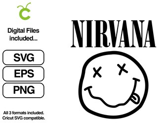 Download Nirvana Smiley Svg Etsy