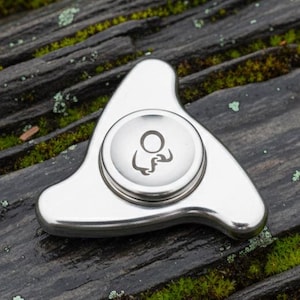 Fidget Spinner de acero inoxidable: Spinet Pro, rodamiento de cerámica suave