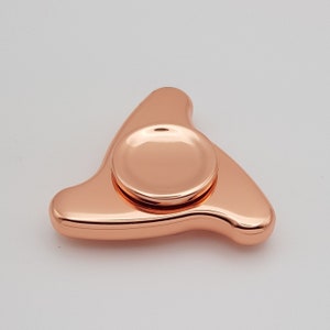 The Spinet Elite Rose Gold- Metal Fidget Spinner - PVD coated Stainless Steel - Smooth Ceramic R188 Bearing 4-6minute spins
