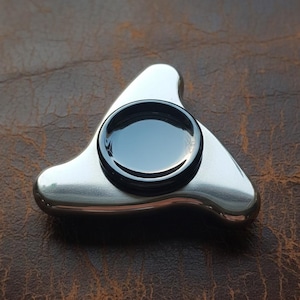 Spinet Elite- Metal Designer Fidget Spinner Toy Hand EDC - Stainless Steel - Smooth Ceramic R188 Bearing 4-6minute spins