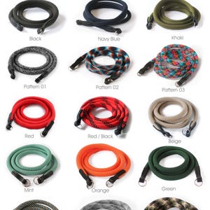 Rope camera strap, cord strap, mirrorless strap, vintage strap, SLR strap, vintage strap image 3