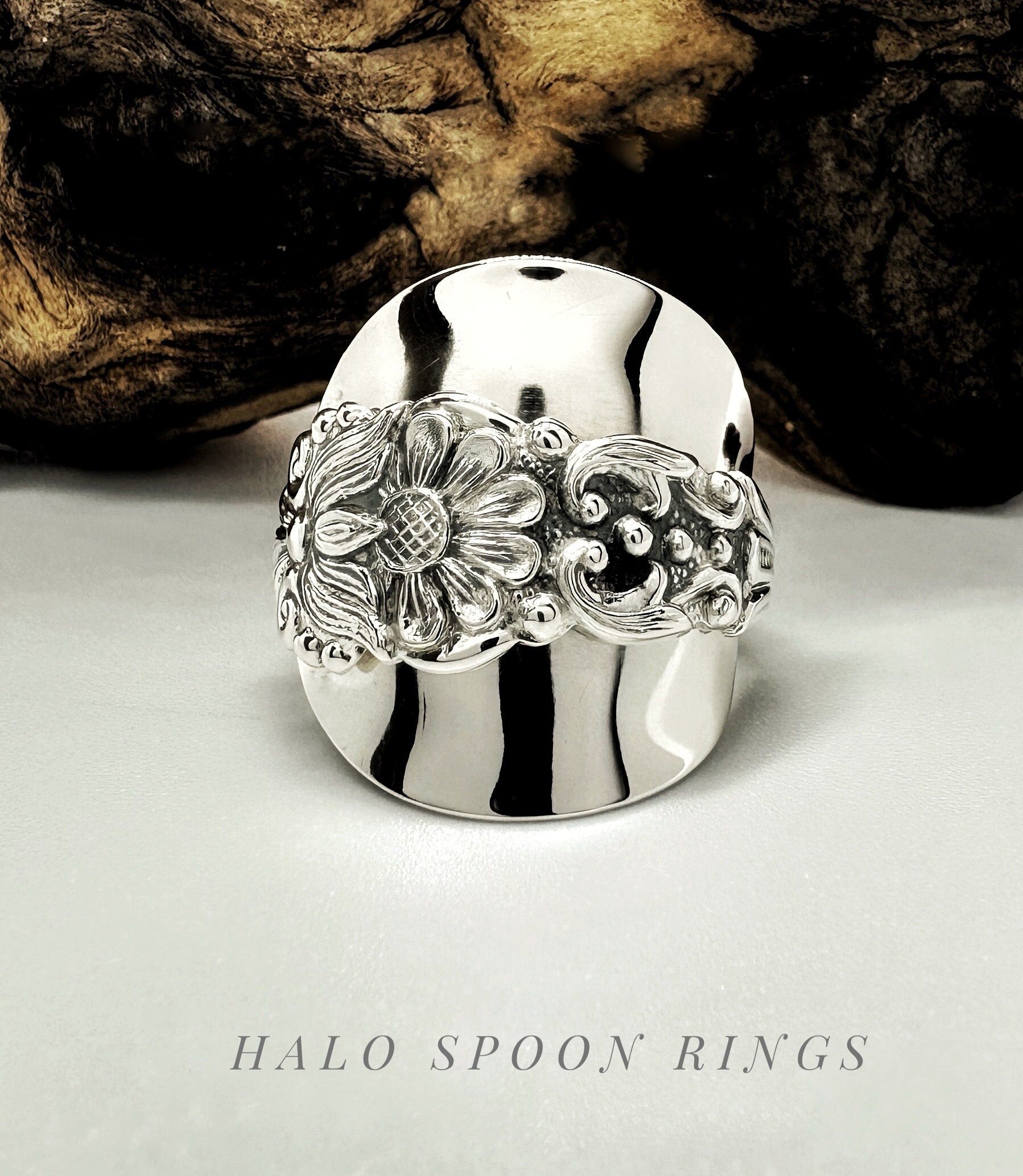 HaloSpoonRings Etsy