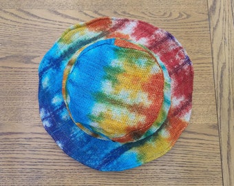 Natuurlijke hennep Milieuvriendelijke heldere regenboog zonnehoed brede vormbare draadrand ademend verpakbaar gevoerd kleurrijke boho hippie zomer mannen vrouwen