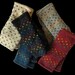 Fleece Lined Plain Coloured Knitted Wool Wrist Warmers Unisex Mitts Boho Fingerless Gloves  Hippie Handwarmers 