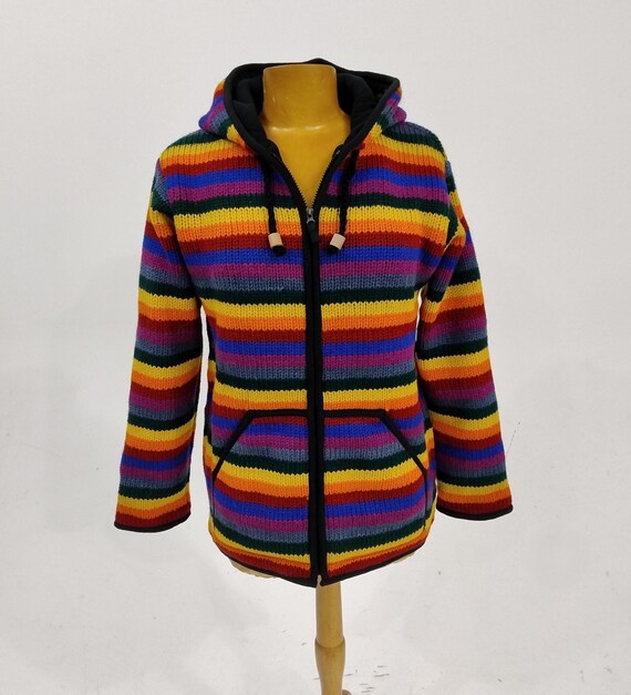 Hoodie Blue Yellow Red Sweater Adidas ADIDAS Multi Color Block