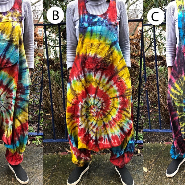 Tie Dye Harem Jumpsuit