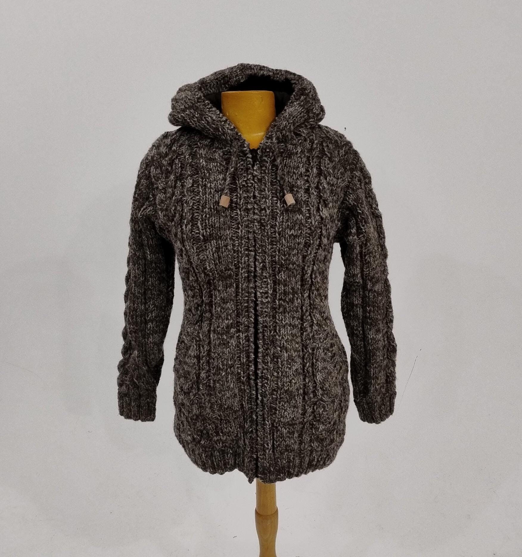 【IONSEOUL】Cent cable knit hooded zip-up 4FM125 Emmiol Free shipping 2025 Men's Solid Cable Knit Zip Up