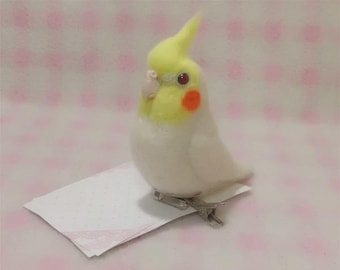 mini Cockatiel 1 *clip & brooch