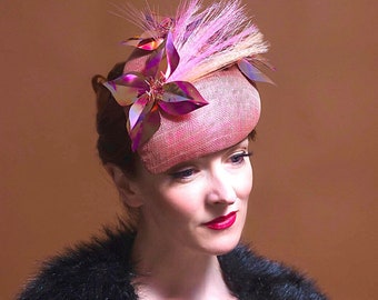 Allure. Percher hat for weddings, races