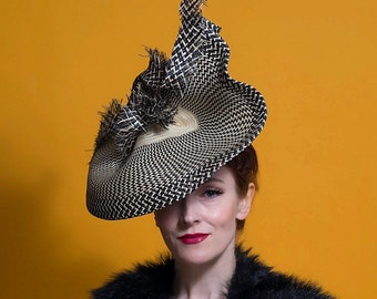 Cornelia.  Hat, headpiece, hatinator for weddings, races