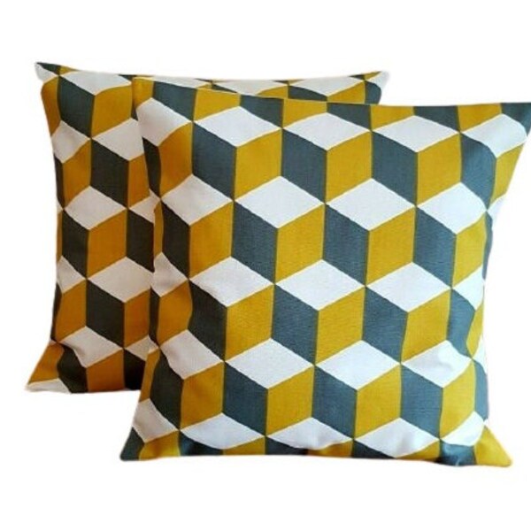 Geometric Cushion Etsy UK