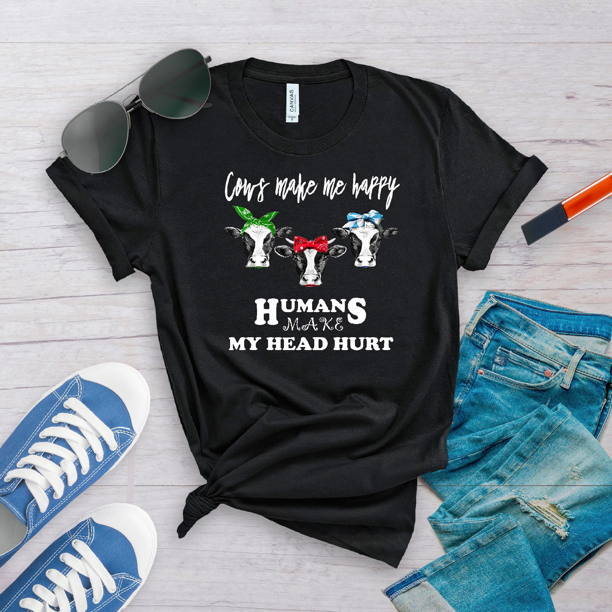 happy cow t shirt