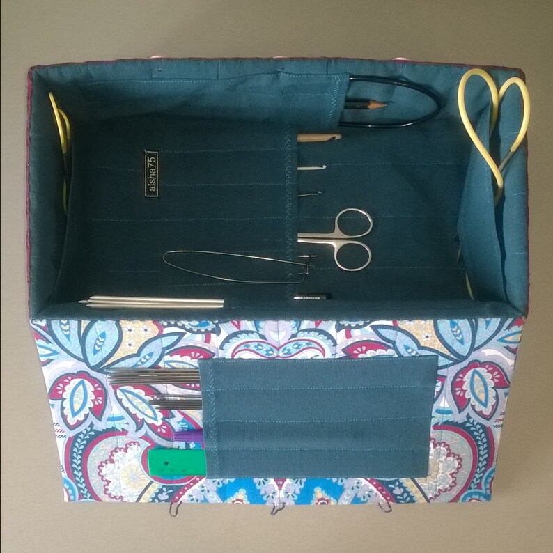 Storage box for knitting needles and knitting hooks Upcycle Etsy