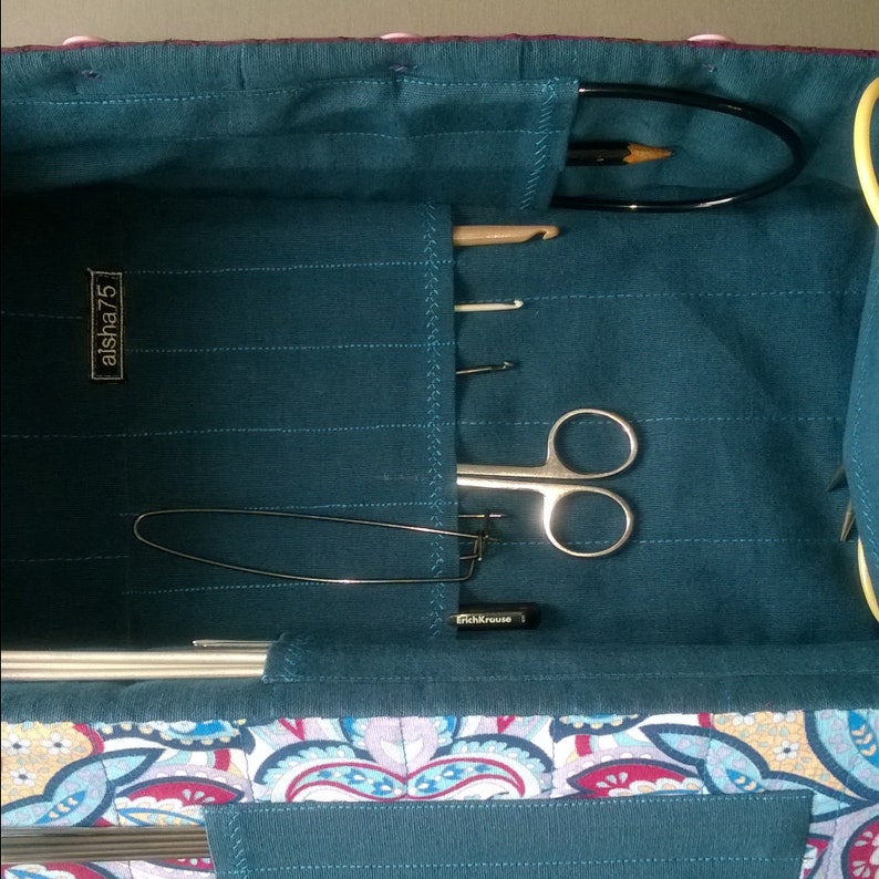 Storage box for knitting needles and knitting hooks Upcycle Etsy