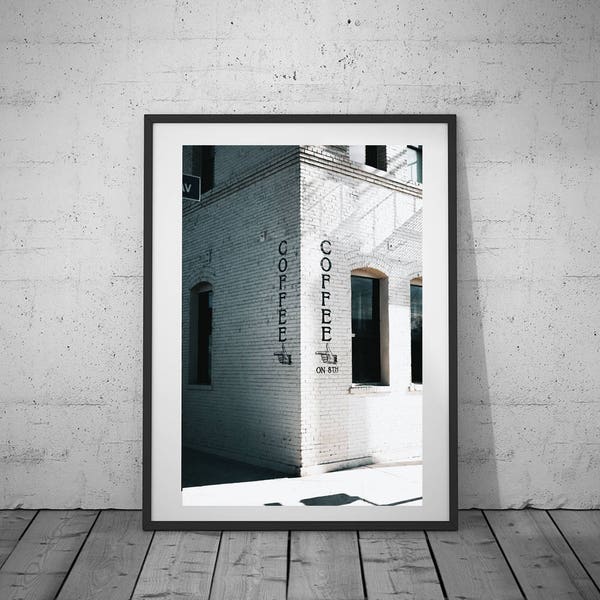 Architecture Art, Minimalistic Photo, Coffee Photo, Digital Print, Black-White Photo, Wall Art, Printable Poster, Digital Download, 3 JPGs