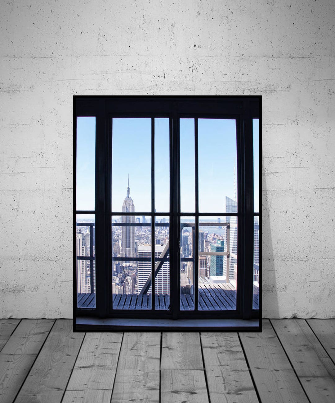 New York Print Modern Wall Art NY City Photo BlackWhite Etsy France