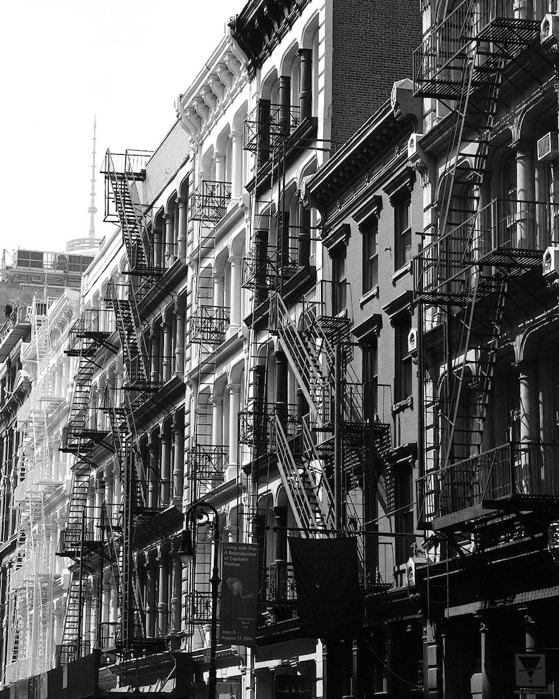 New York Print Wall Art NY City Photo Blackwhite Photo Etsy Denmark