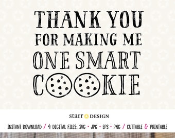 Download One smart cookie | Etsy