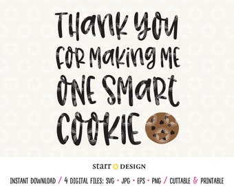 Smart Cookie Svg Etsy