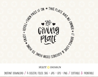 Download Giving Plate Svg Etsy