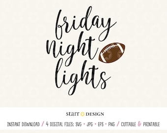 Maman footballeur, vendredi soir lumières fichier SVG (téléchargement numérique)