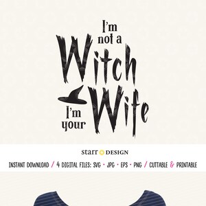 Halloween Witch SVG Instant Download for crafting and cutting machines