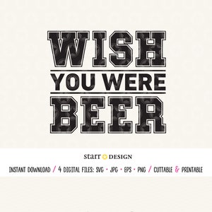 Wish You Were Beer-svg-bestand om te knutselen