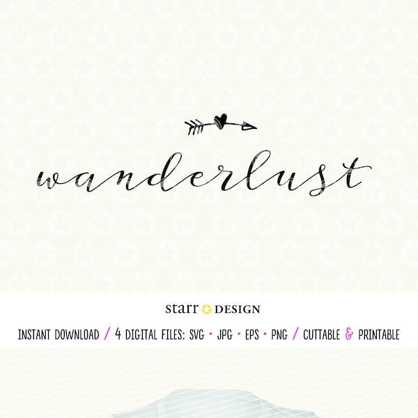 Wanderlust svg, Wanderlust file, SVG file,  Travel svg, Explore svg, Digital File, Cricut file, Crafting file, Cutting file, travel file