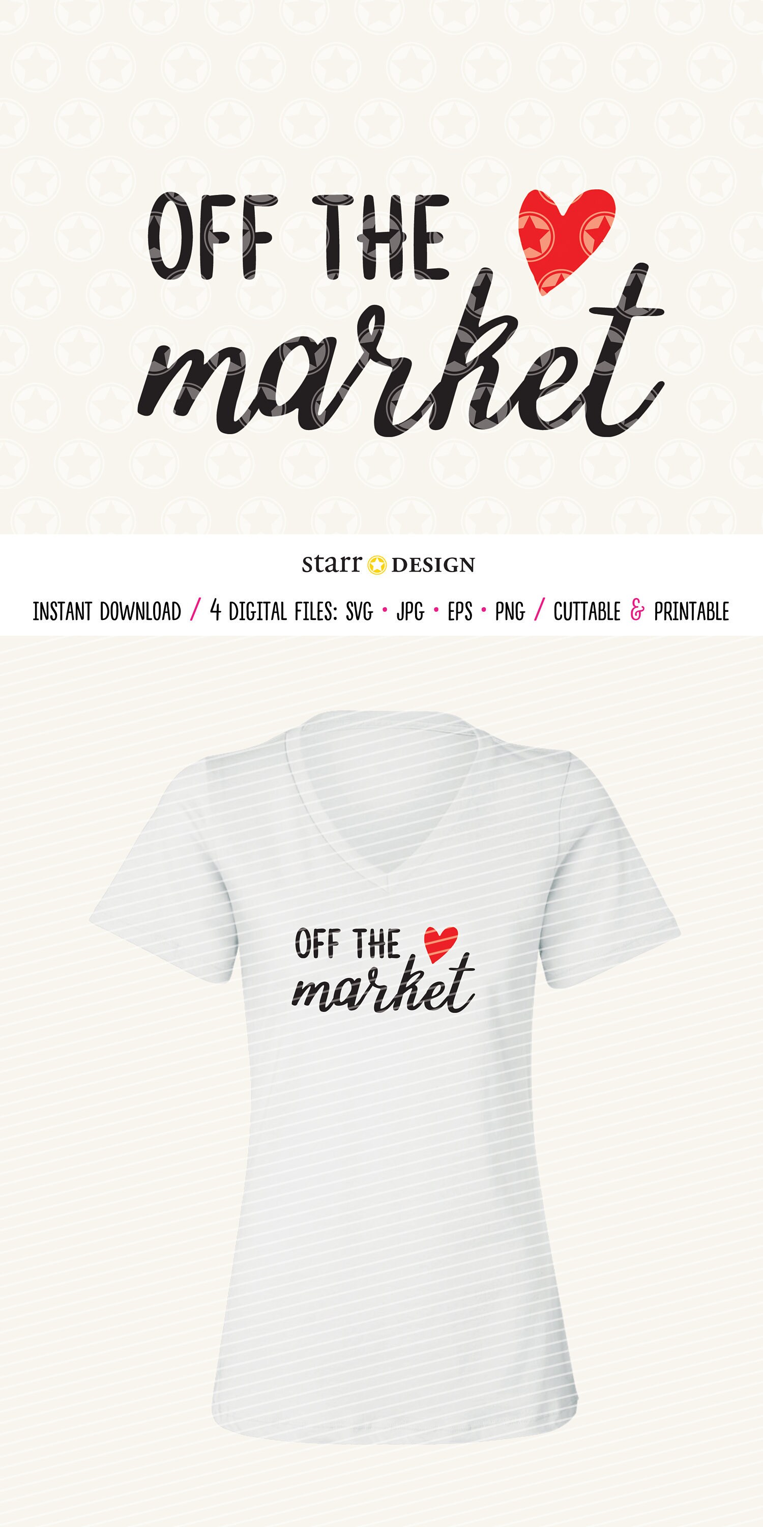 Off Topic Svg Off the Market Svg, Digital Download for Bride to Be for Crafting and ...