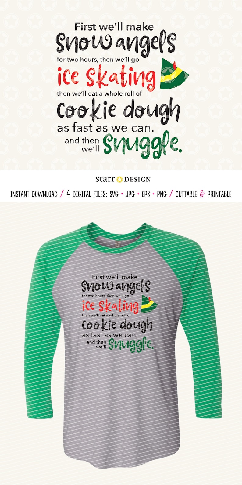 Download Christmas SVG Funny Elf Movie Quote svg Buddy the Elf | Etsy