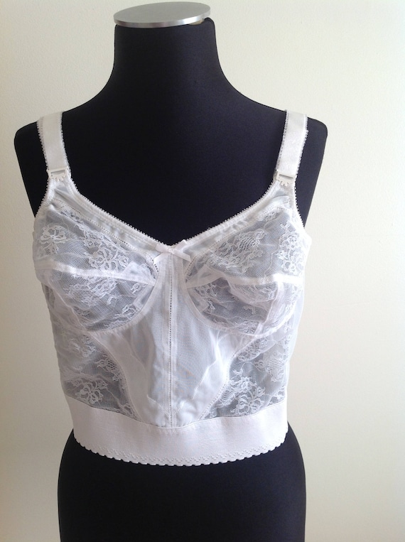 Vintage Bali Lace Bustier Bra Top Lingerie Corset