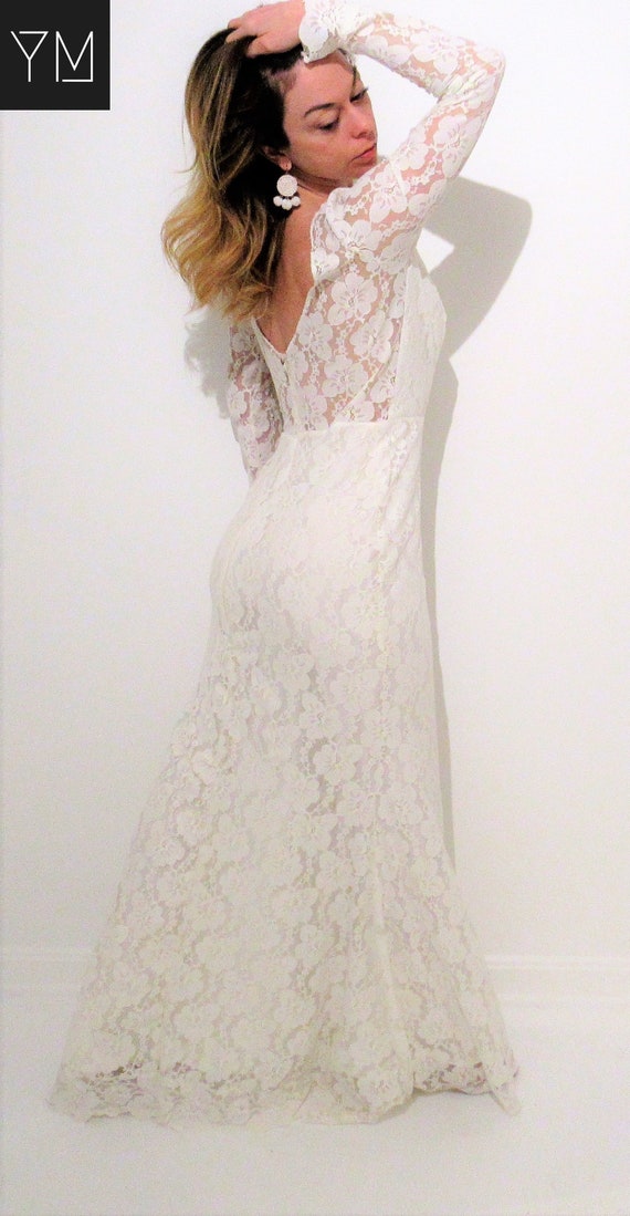 Lace Wedding Dress Fit and Flare