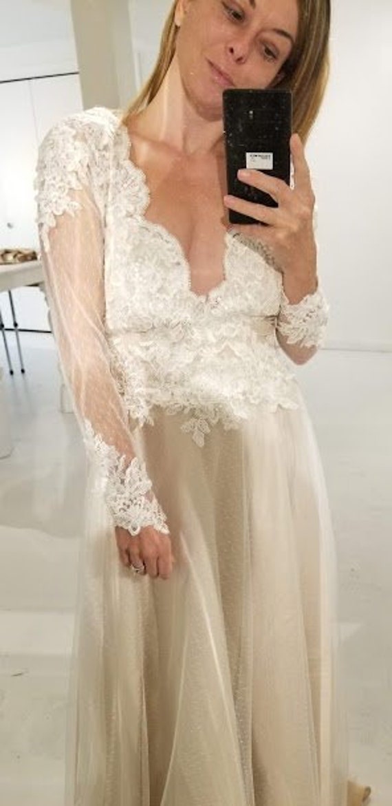 bridal bodysuit long sleeve