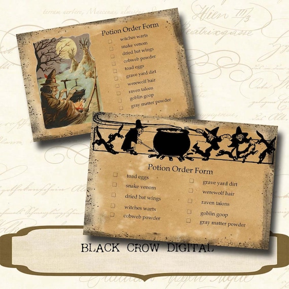 apothecary potion recipe ingredients