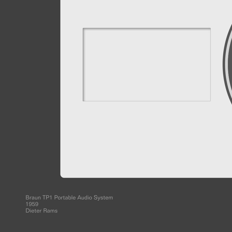 Braun TP1 Portable Audio System Graphic Design Giclée Print - Etsy
