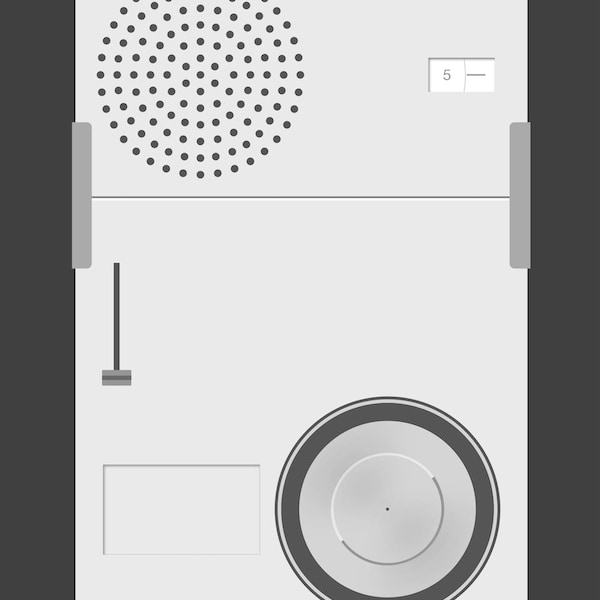 Braun TP1 Portable Audio System graphic design giclée print