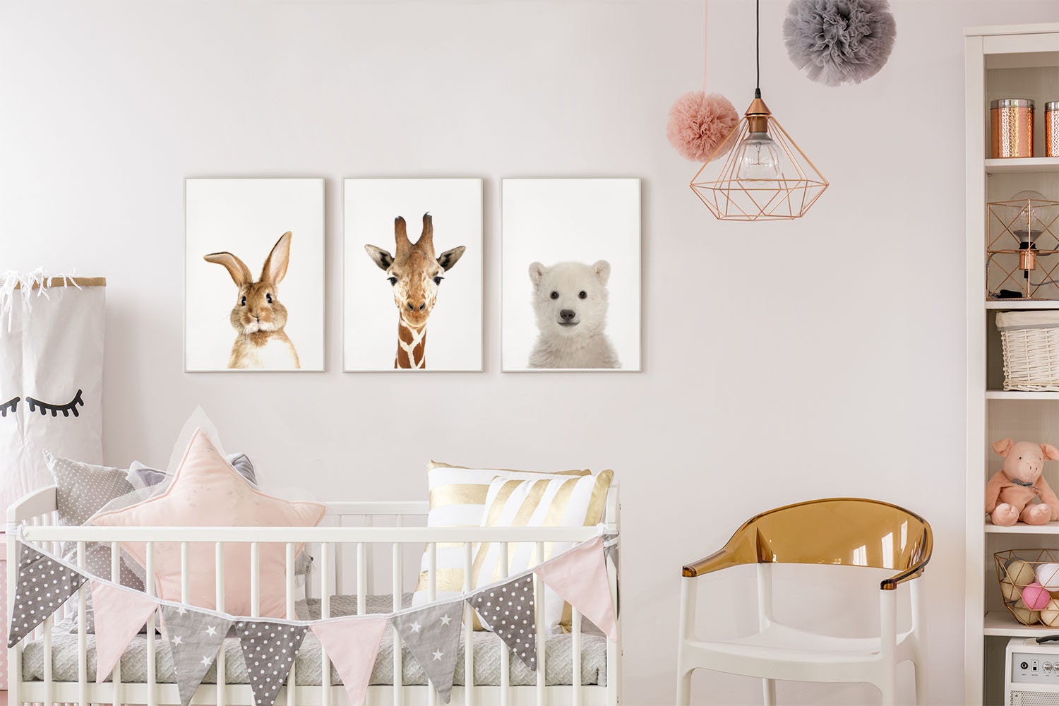 Print Set of 6 Nursery Set Nursery Wall Art Baby Room Wall | Etsy