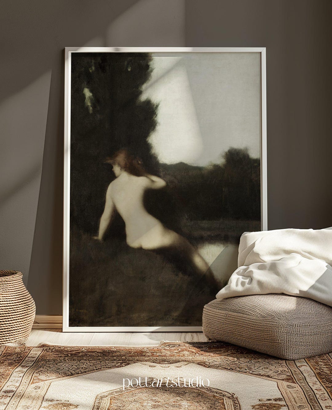 Woman Portrait Gallery Wall Print Vintage Oil Painting Print Gallery ...