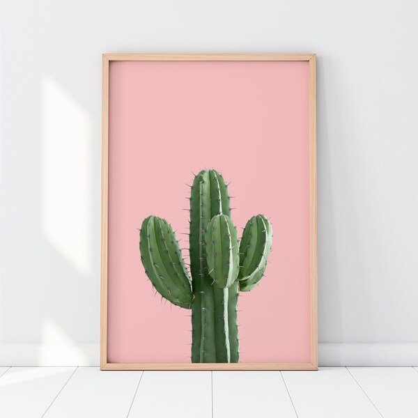 Cactus Wall Art Etsy