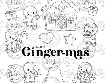 Gingerbread man - IsabelCristinaStamps