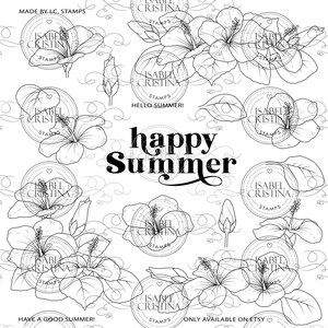 Hibiskus - IsabelCristinaStamps