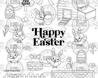 Happy Easter 2022 - IsabelCristinaStamps