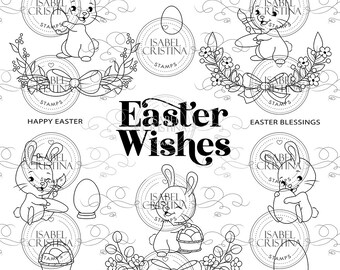 Easter wishes - IsabelCristinaStamps