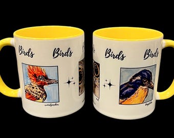 Mixarray Printed ‘Doodles’ Mug - ‘Nature’