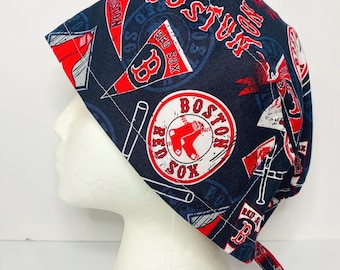 Boston Red Sox Scrub Cap: MLB Unisex Cotton Surgical Hat