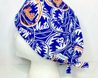 New York Mets Scrub Cap: MLB Unisex Cotton Scrub Hat